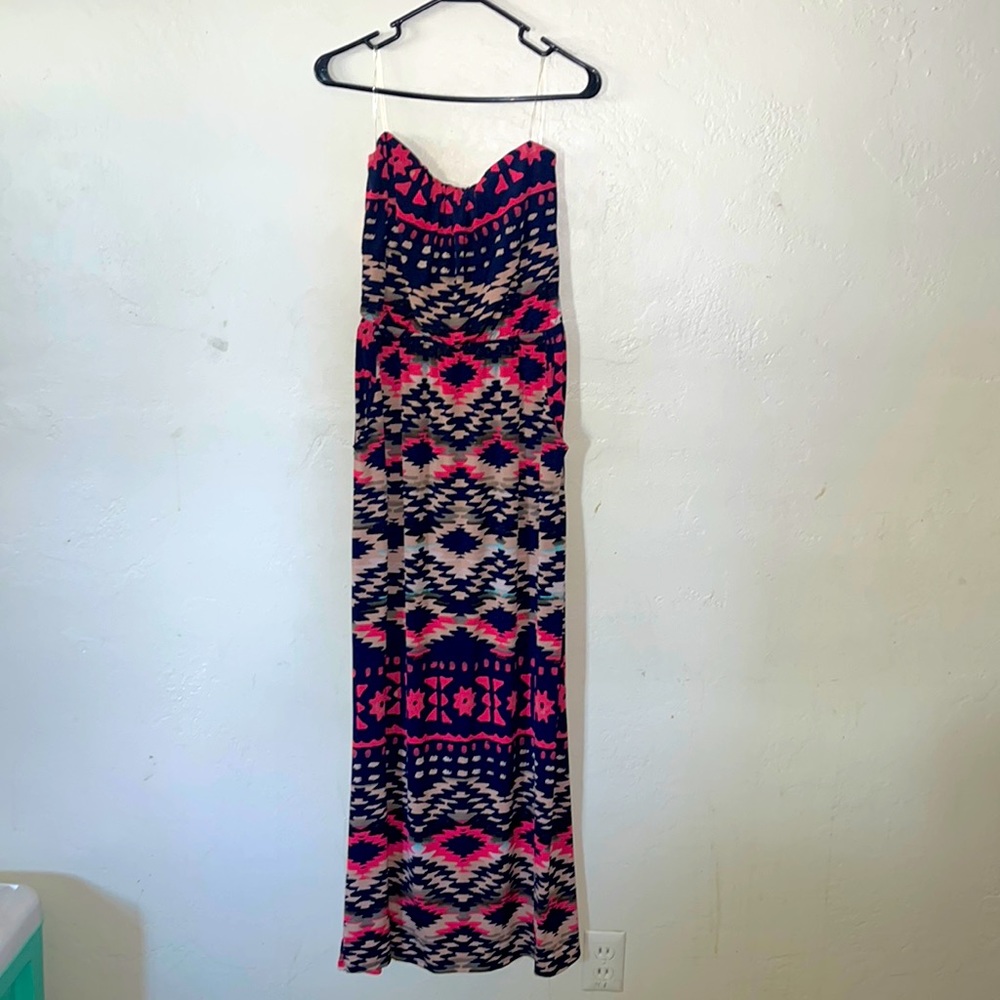 Strapless Maxi Dress with pockets
